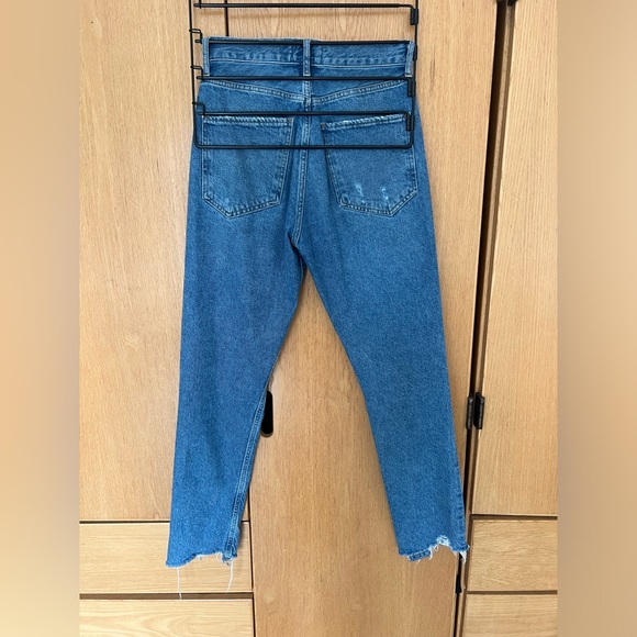 Agolde ripped straight leg jeans - Picture 3 of 4